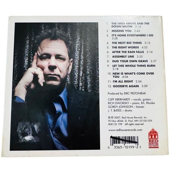 Cliff Eberhardt The High Above and the Down Below (CD) Digipak - Picture 2 of 5